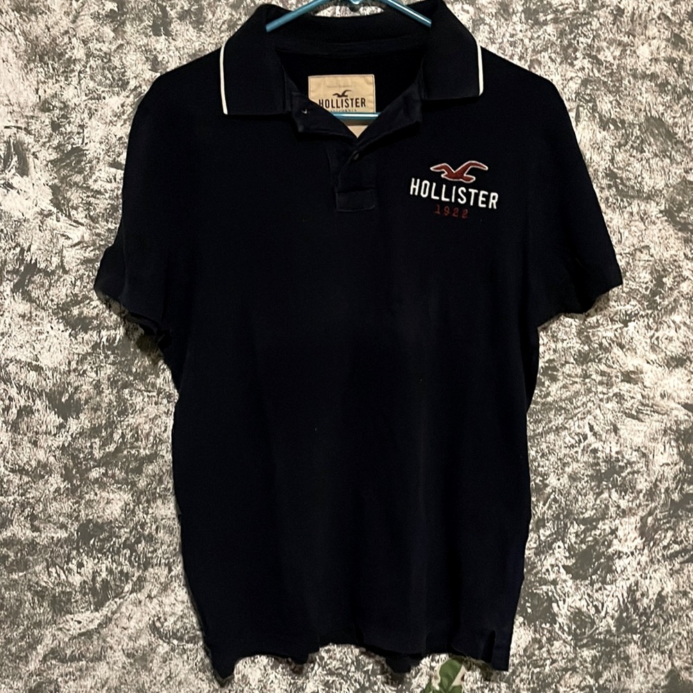 Black XL HOLLISTER POLO SHIRT